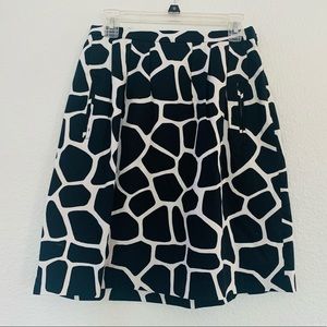 MICHAEL Michael Kors Giraffe Print A-Line Skirt